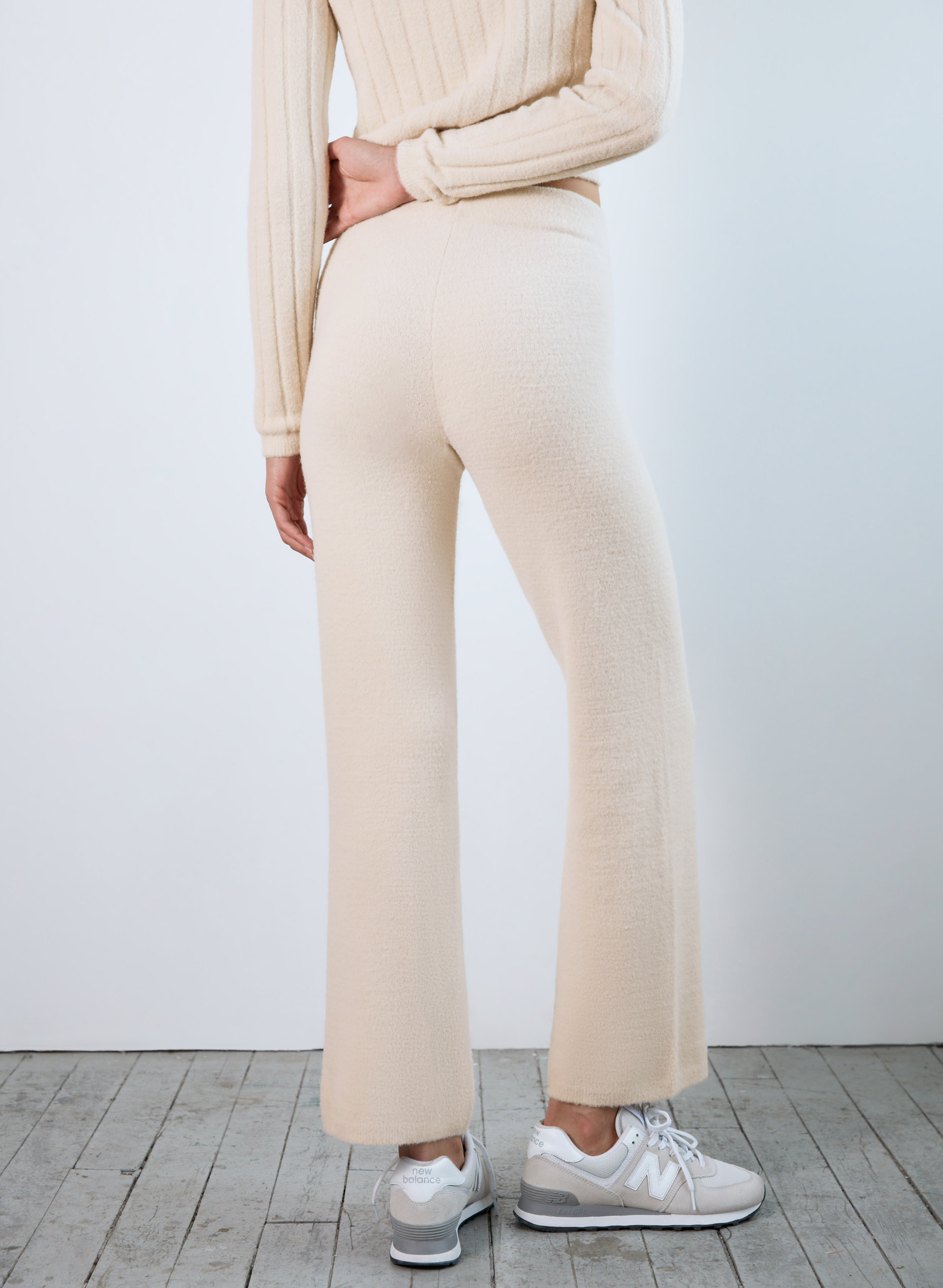 Hush Knit Wide Cropped Pant