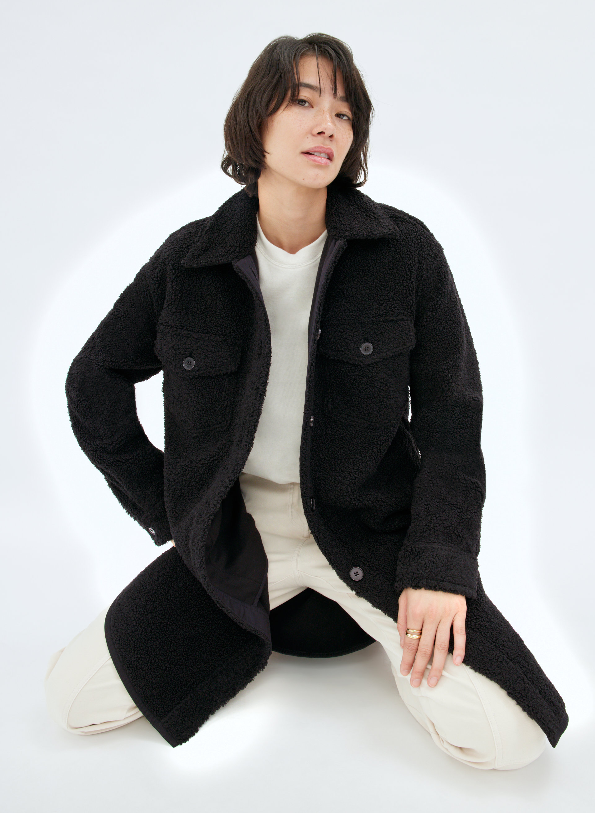 The Ganna Long Shirt Jacket