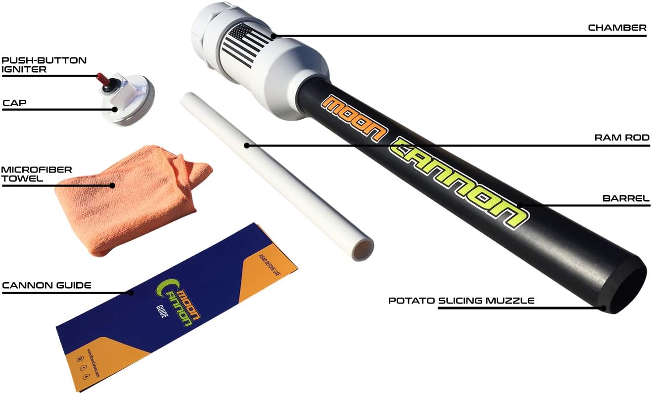 Moon Cannon Potato Gun, MK1, Shoots 150 Yards