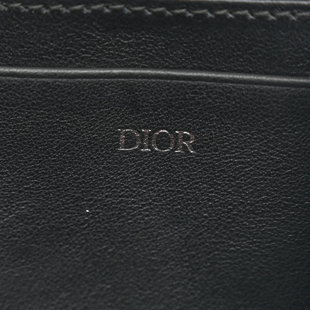 Dior Small Saddle Messenger Pouch Blue Oblique Canvas Silver Hardware