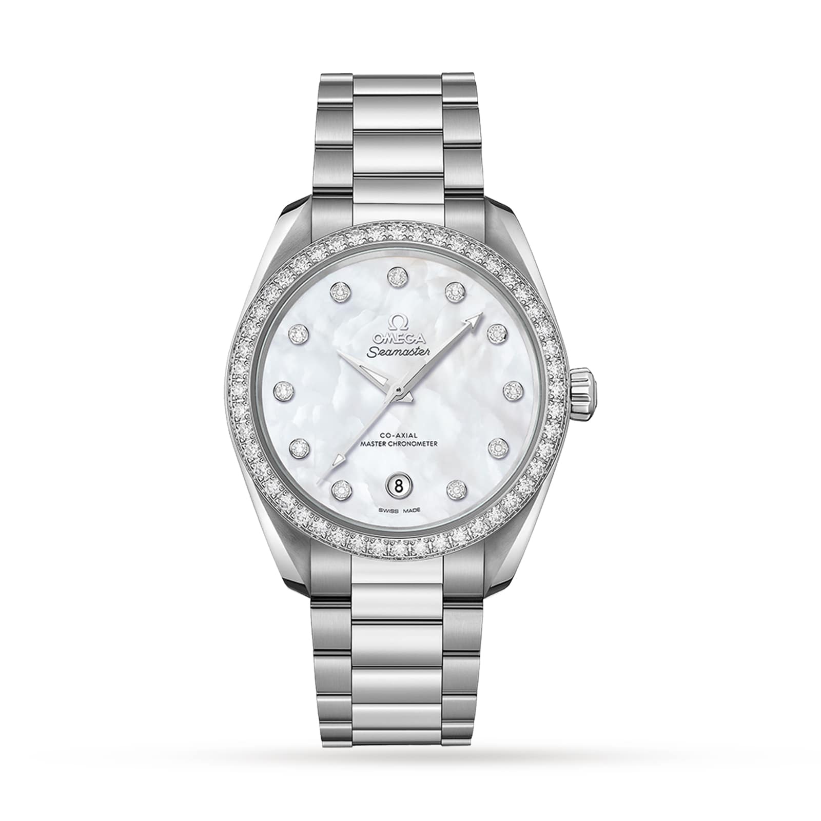 Omega Seamaster Aqua Terra Diamond 38mm Ladies Watch O22015382055001