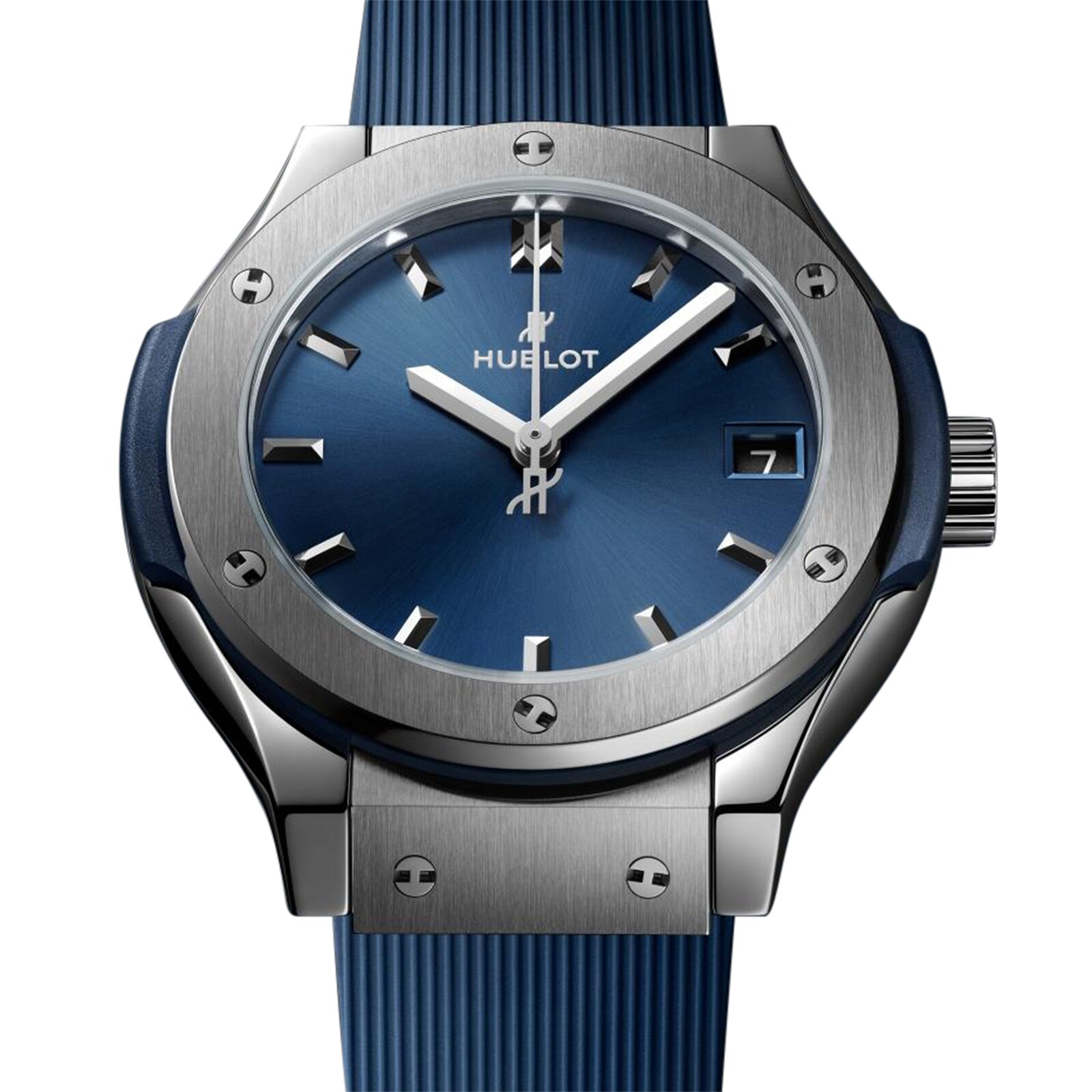 Hublot Classic Fusion Titanium Blue 33mm 581.NX.7170.RX.1104