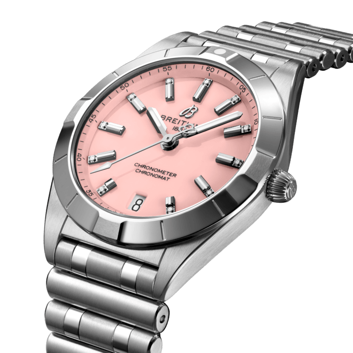 Breitling Chronomat 32 Stainless steel Pink A77310101K1A1