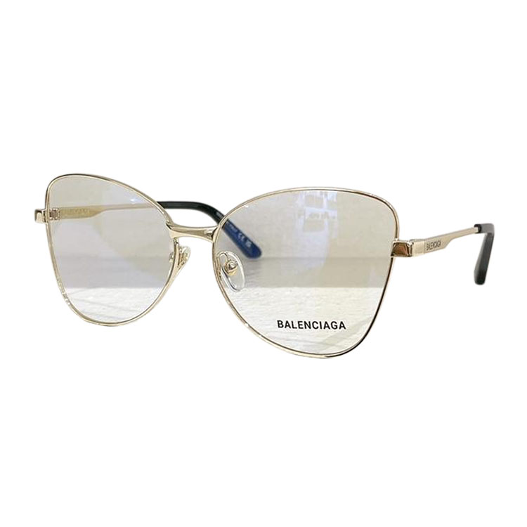 Balenciaga glasses gold/silver/transparent black/black/silver black/brown/tawny/mirrored silver color Size 59口15-145