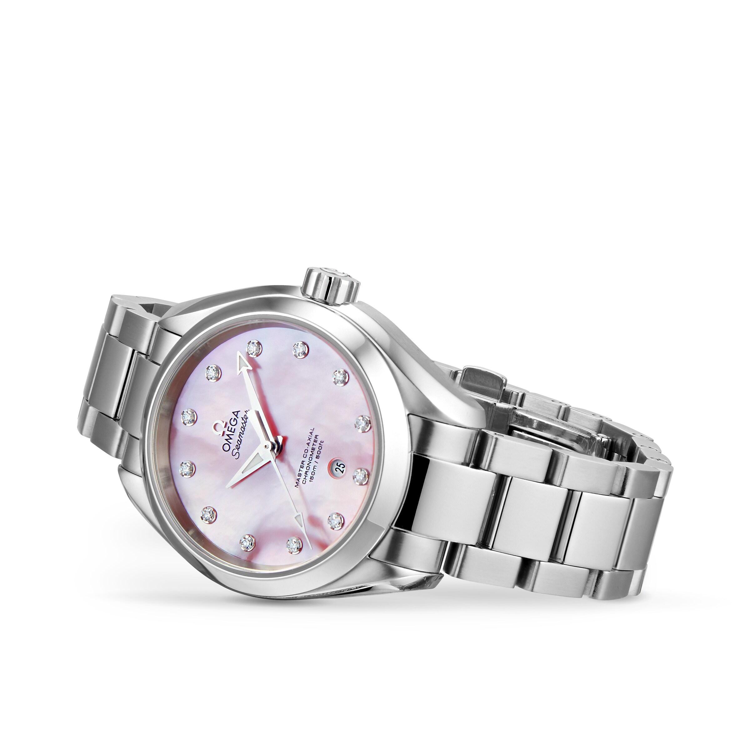 Omega Seamaster Aqua Terra Co Axial Chronometer 34mm Ladies Watch O23110342057003
