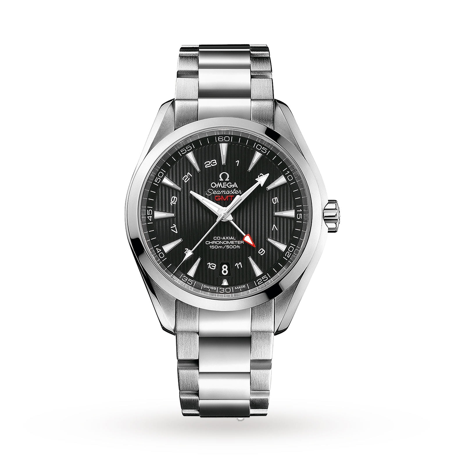 Omega Seamaster Aqua Terra 150m Co questionmark.Axial Chronometer GMT 43mm O23110432201001