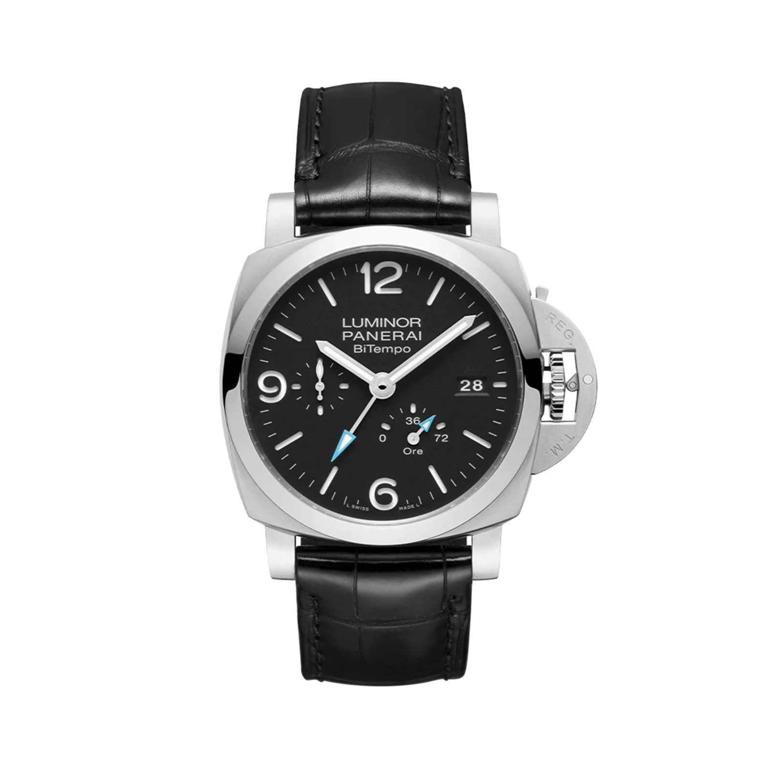 Panerai Luminor BiTempo 44mm Mens Watch PAM01360