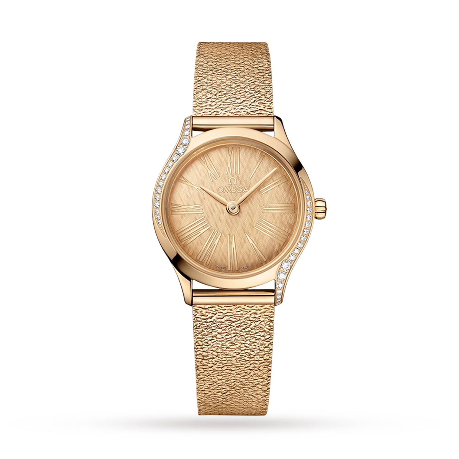 Omega De Ville Mini Trésor Quartz 26mm Moonshine Gold O42855266099001