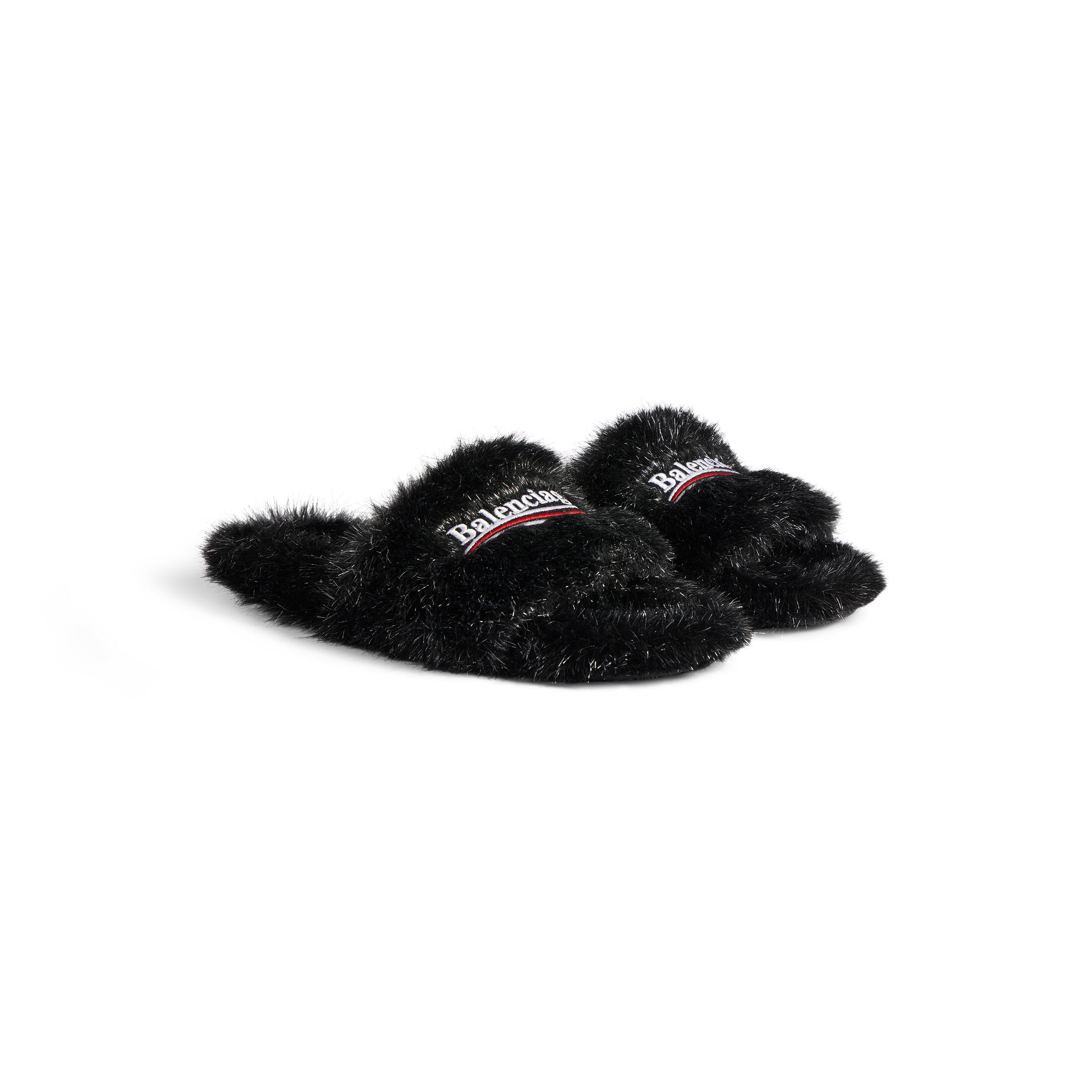 BALENCIAGA Women's sandals black slippers