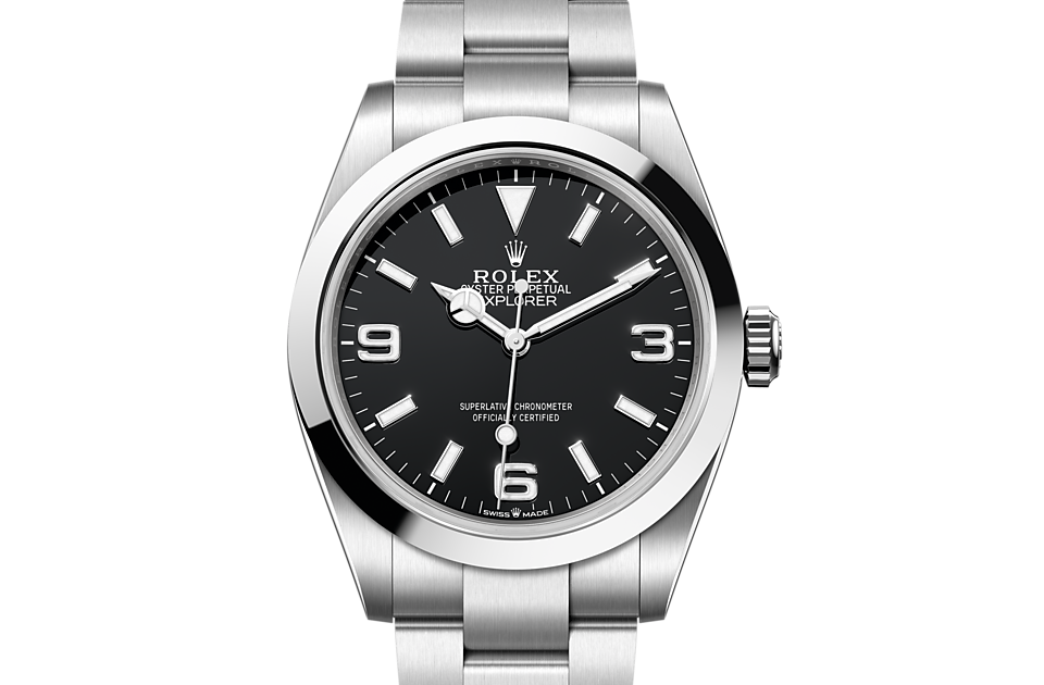Rolex Explorer 40 Oyster 40 mm Oystersteel Black dial M224270-0001