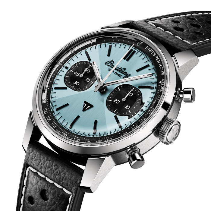Breitling Top Time B01 Triumph Stainless steel Ice blue AB01764A1C1X1