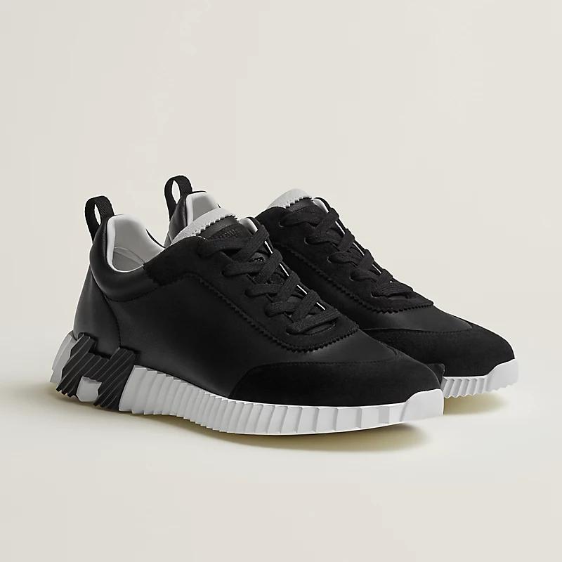 HERMES black Sneakers Bouncing Sports Shoes