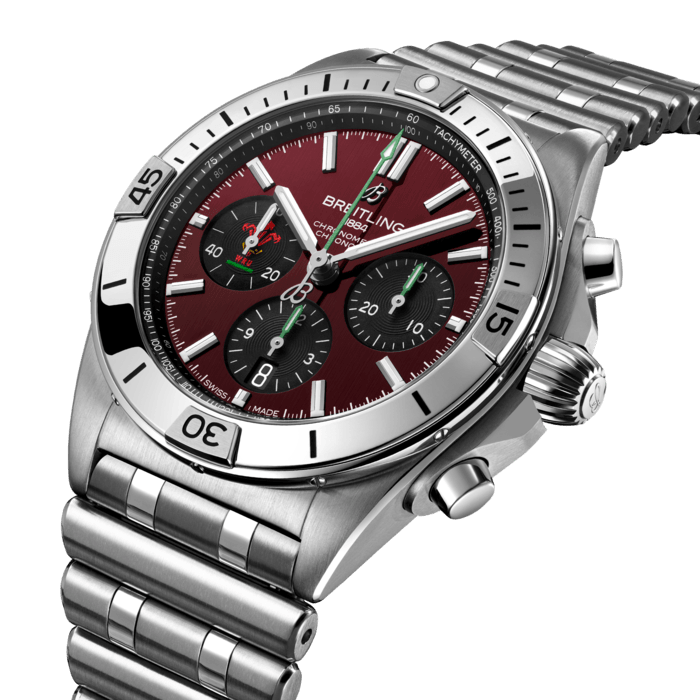 Breitling Chronomat B01 42 Six Nations Wales Stainless steel Red AB0134A61K1A1