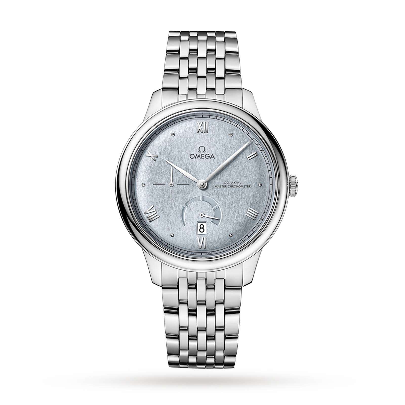 Omega De Ville Prestige Co Axial Chronometer Power Reserve 41mm Mens Watch Blue O43410412103001