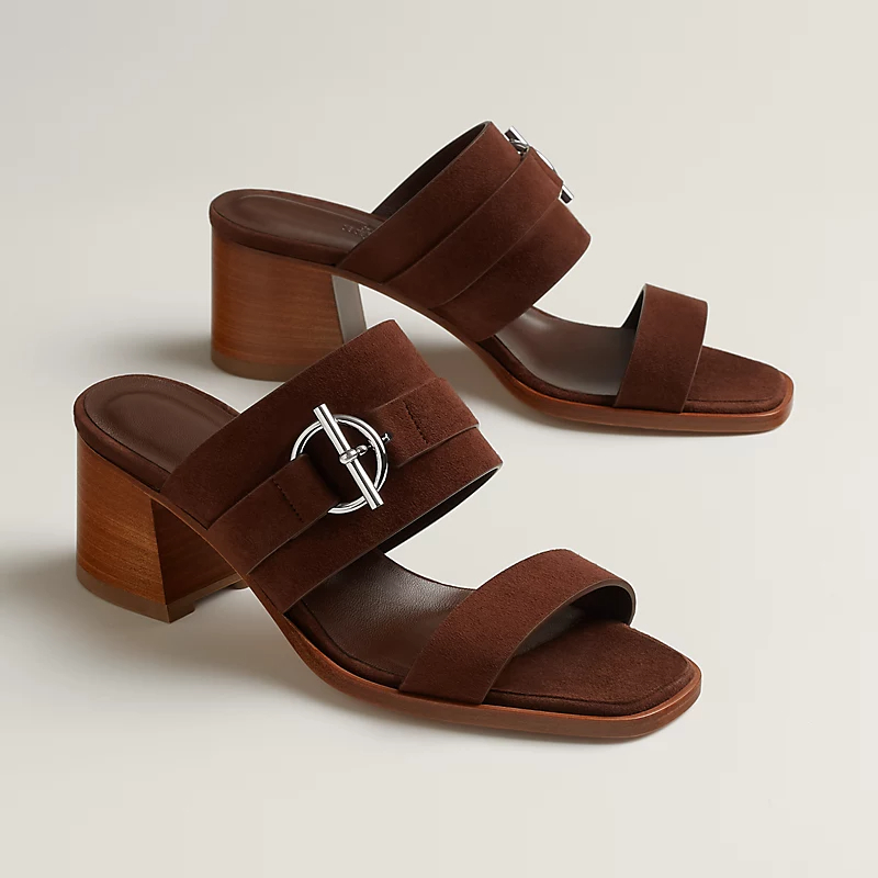HERMES Kute Slippers High-heeled slippers High Heels Sandal