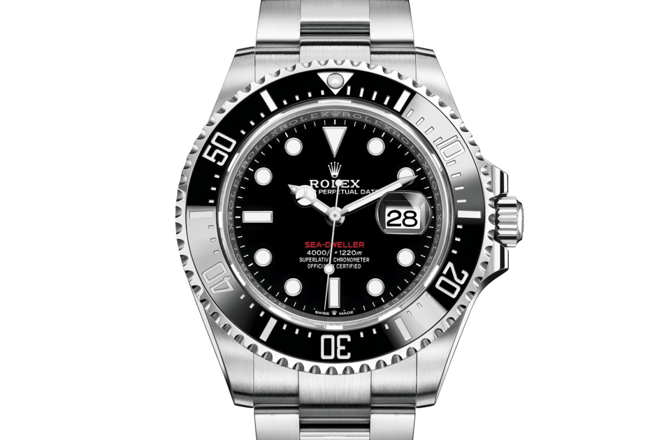 Rolex Sea-Dweller Oyster 43 mm Oystersteel Black dial M126600-0002