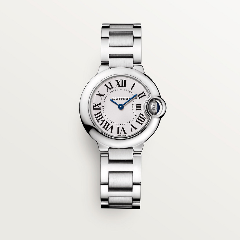 Ballon Bleu de Cartier watch 28 mm quartz movement steel CRWSBB0067