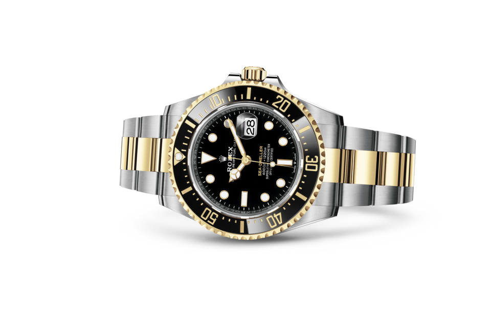 Rolex Sea-Dweller Oyster 43 mm Oystersteel and yellow gold Black dial M126603-0001