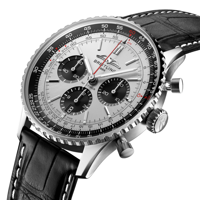Breitling Navitimer B01 Chronograph 43 Stainless steel Silver AB0138241G1P1