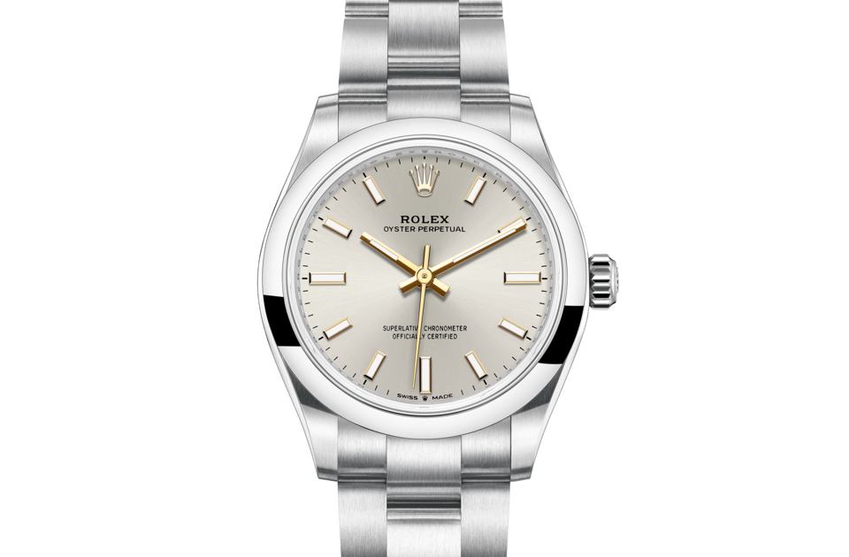 Rolex Oyster Perpetual 31 Oyster 31 mm Oystersteel Silver dial M277200-0001