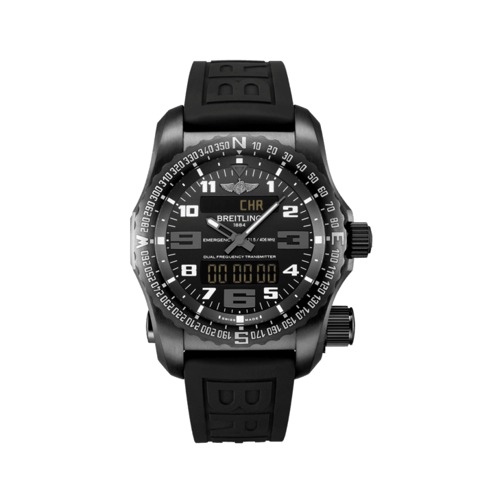 Breitling Emergency DLC-coated titanium Black V76325221B1S1