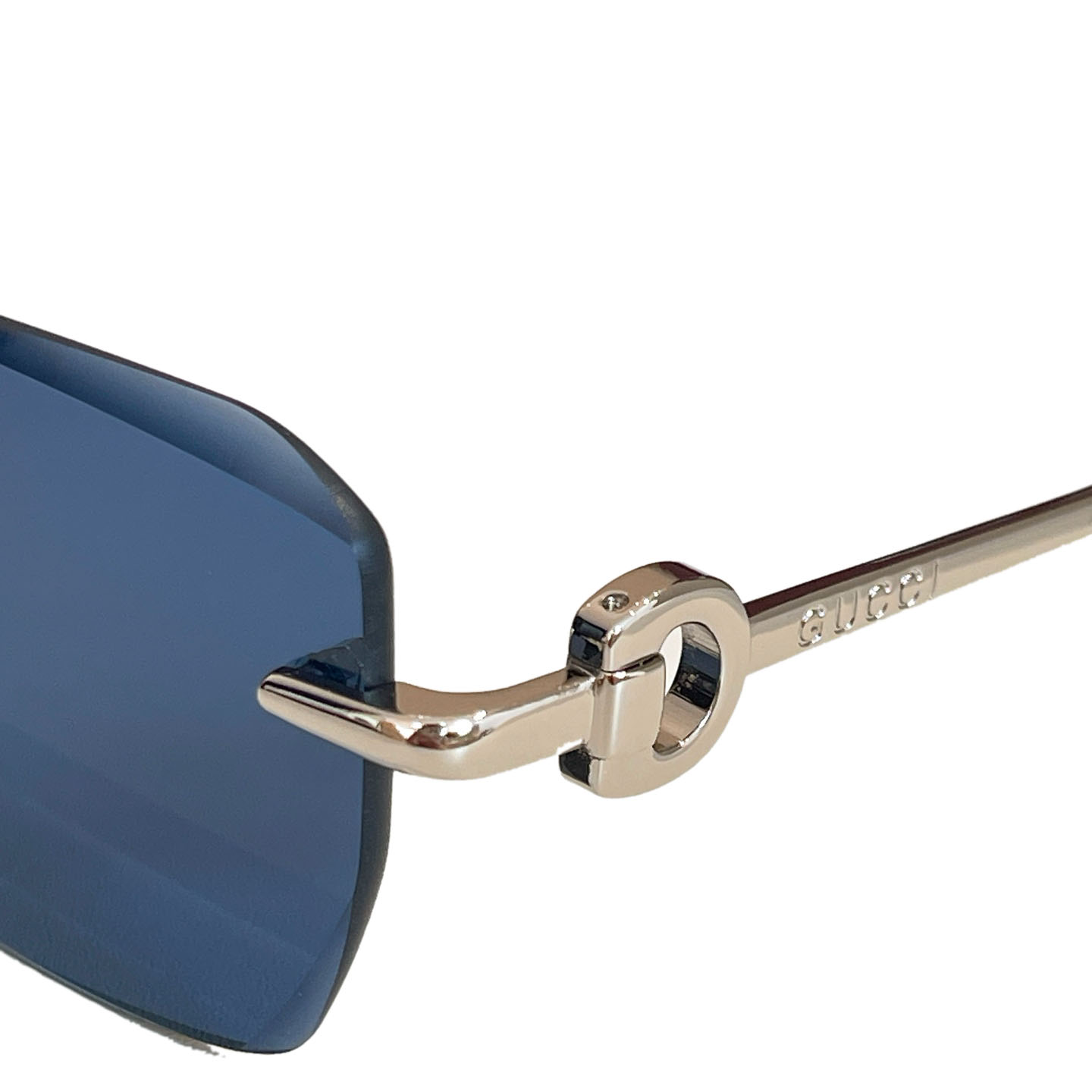 Gucci square frame glasses blue/brown/black gold/black silver/tawny/olive color Size 58口17-143