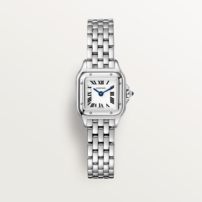 Panthère de Cartier watch Mini model quartz movement steel CRWSPN0019