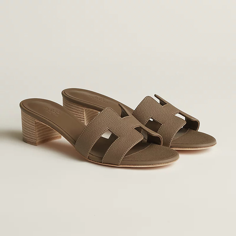 HERMES Oasis Slippers High-heeled slippers High Heels Sandal