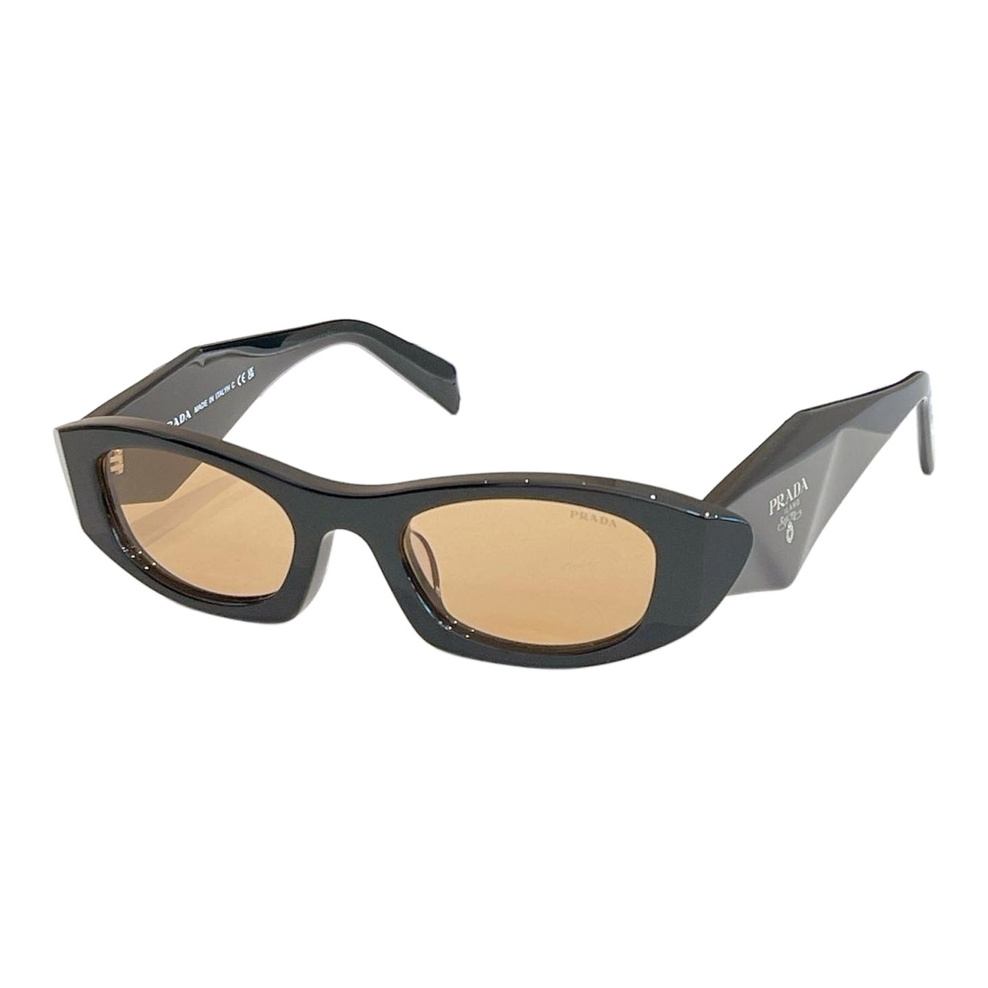Prada glasses black tawny/black/leopard brown/white color Size 50口21-145