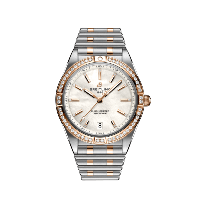 Breitling Chronomat Automatic 36 Stainless steel 18k red gold Mother-of-pearl U10380591A2U1