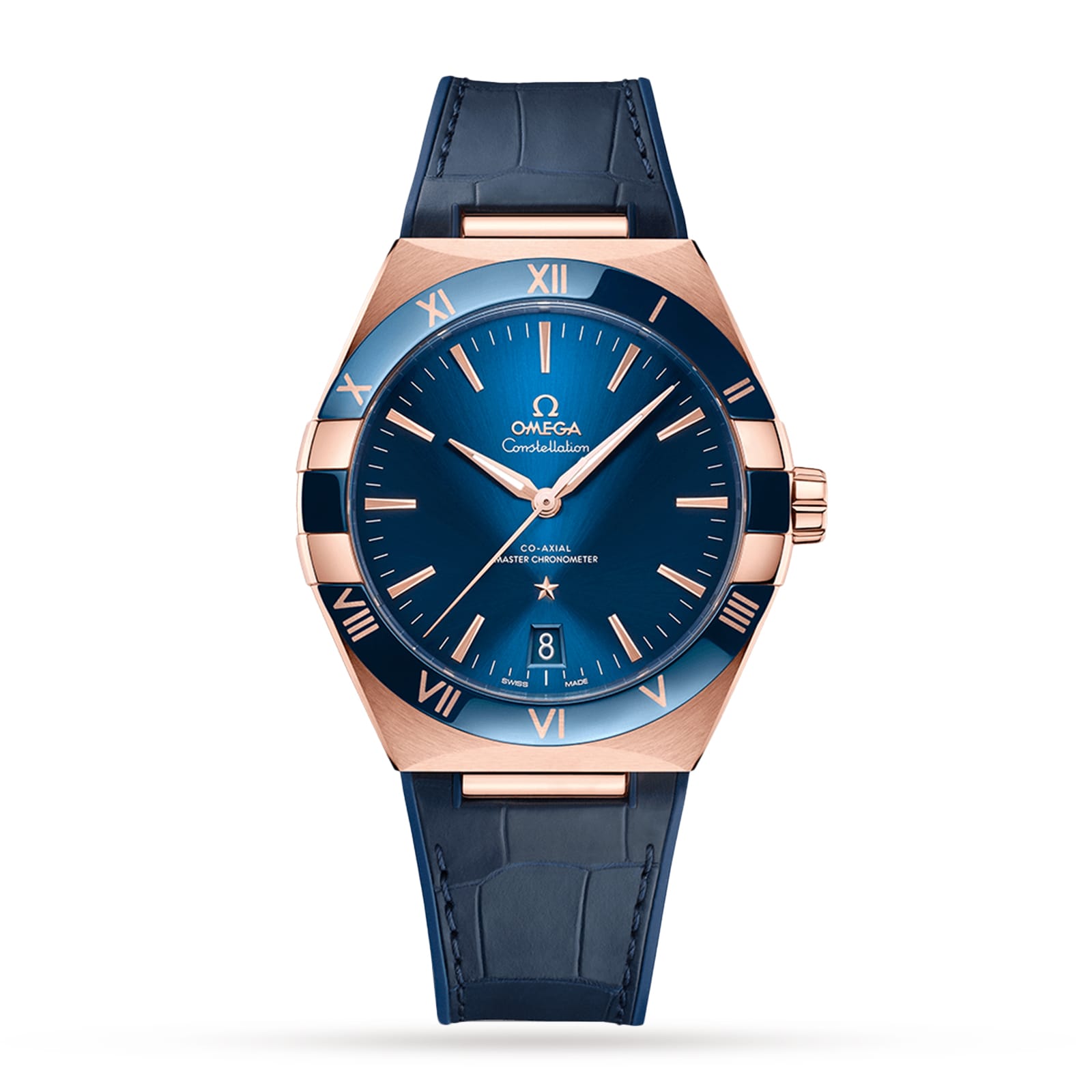 Omega Constellation Co Axial Master Chronometer 41mm Mens Watch Rose Gold O13163412103001
