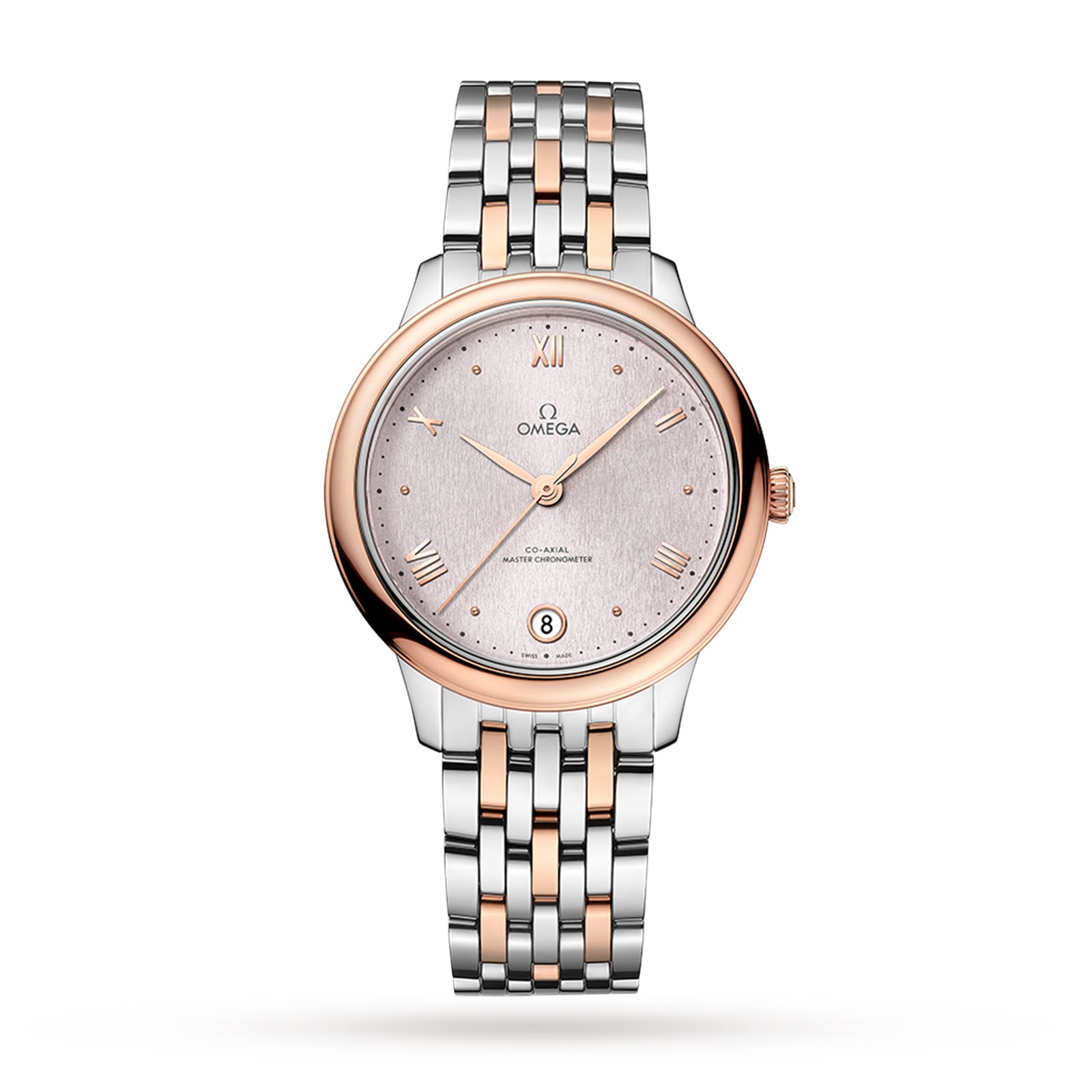 Omega De Ville Prestige Co Axial Master Chronometer 34mm Ladies Watch Silver O43420342002003