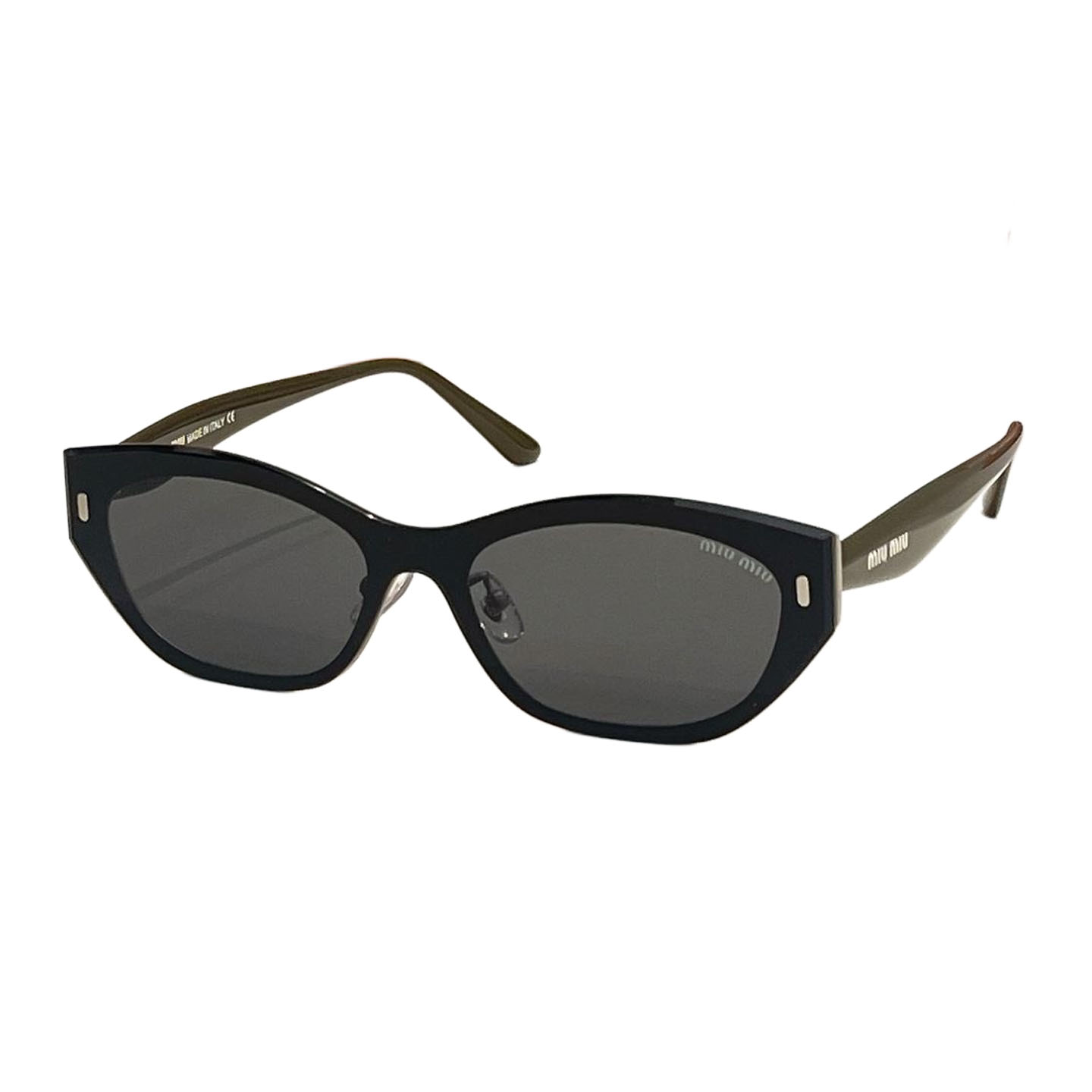 Miu Miu glasses black green/black/black white color Size 144口0-152
