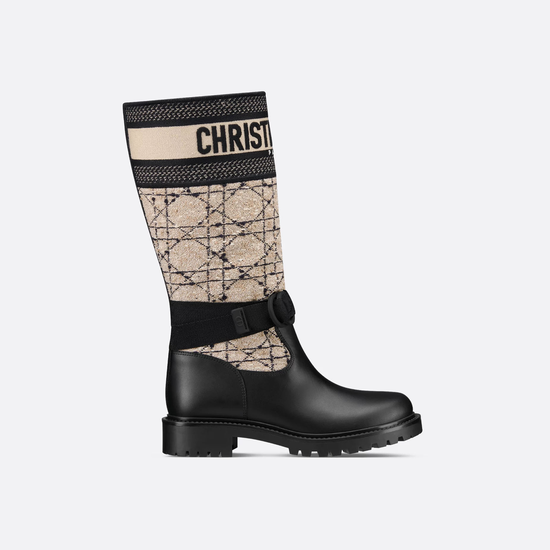 Dior black long boots