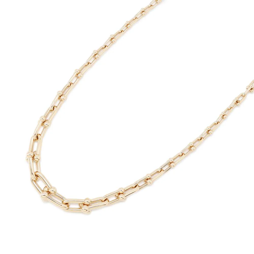 TIFFANY&Co. Hardware Graduated Link Necklace