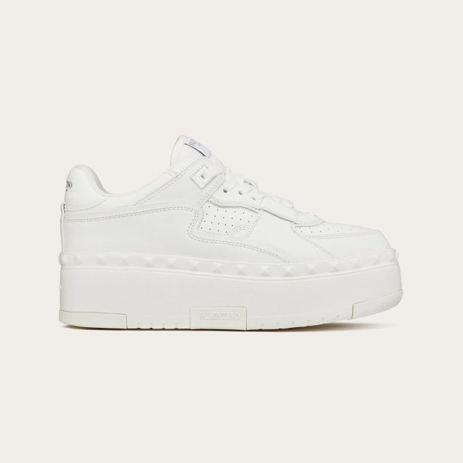 VALENTINO FREEDOTS XL Women's calf leather sneakers
