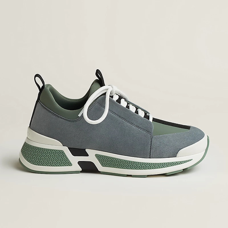 HERMES Just Sneakers Green Sports Shoes