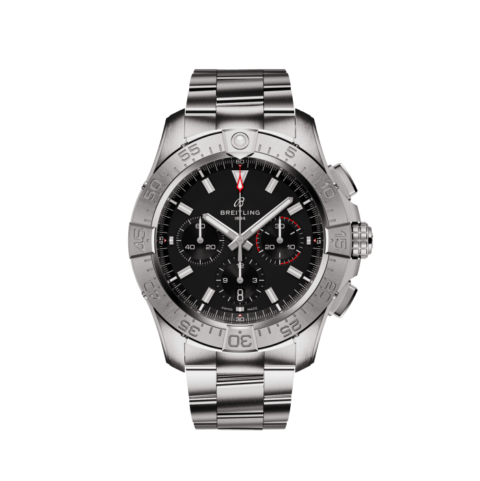 Breitling Avenger B01 Chronograph 44 Stainless steel Black AB0147101B1A1