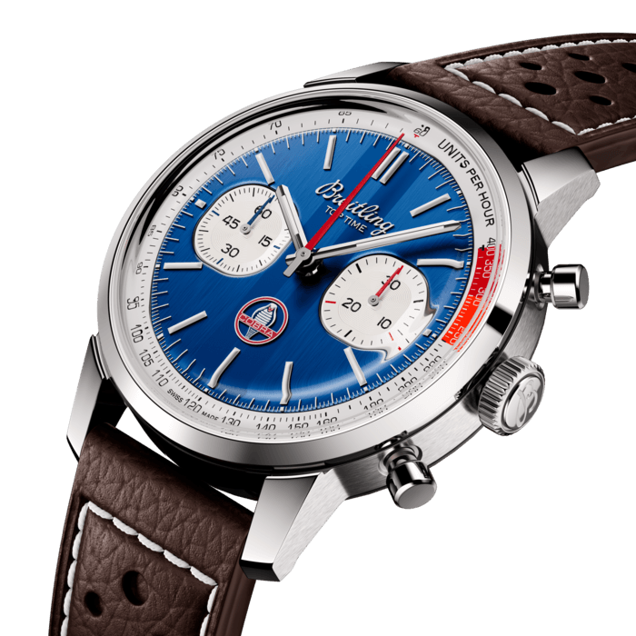 Breitling Top Time B01 Shelby Cobra Stainless steel Blue AB01763A1C1X1