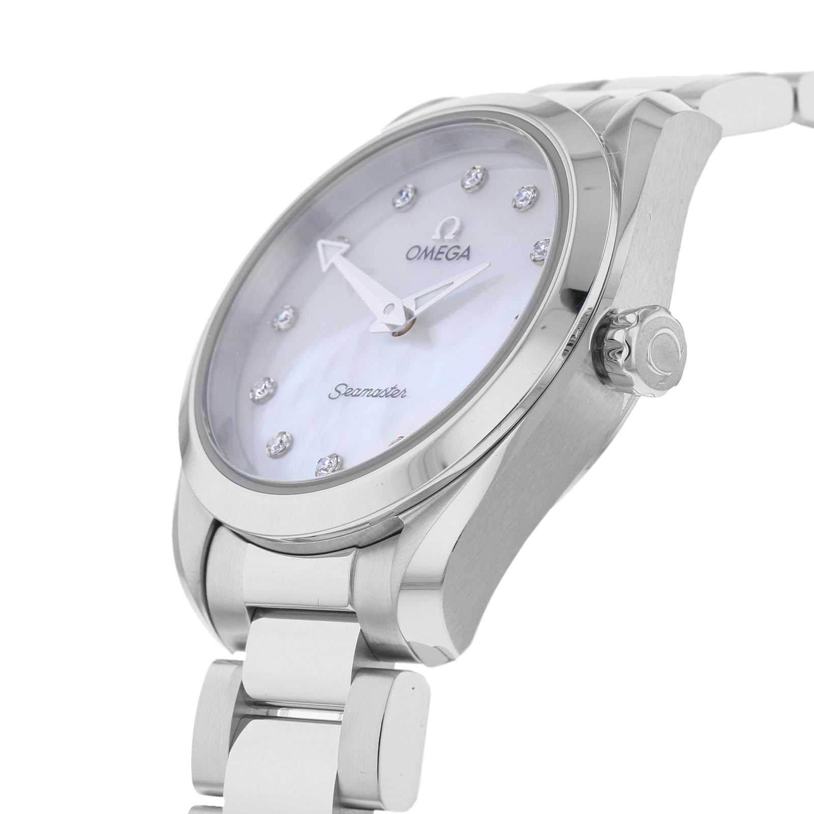 Omega Seamaster Aqua Terra 150M Ladies 28mm Quartz Diamond Dot Watch O22010286055001