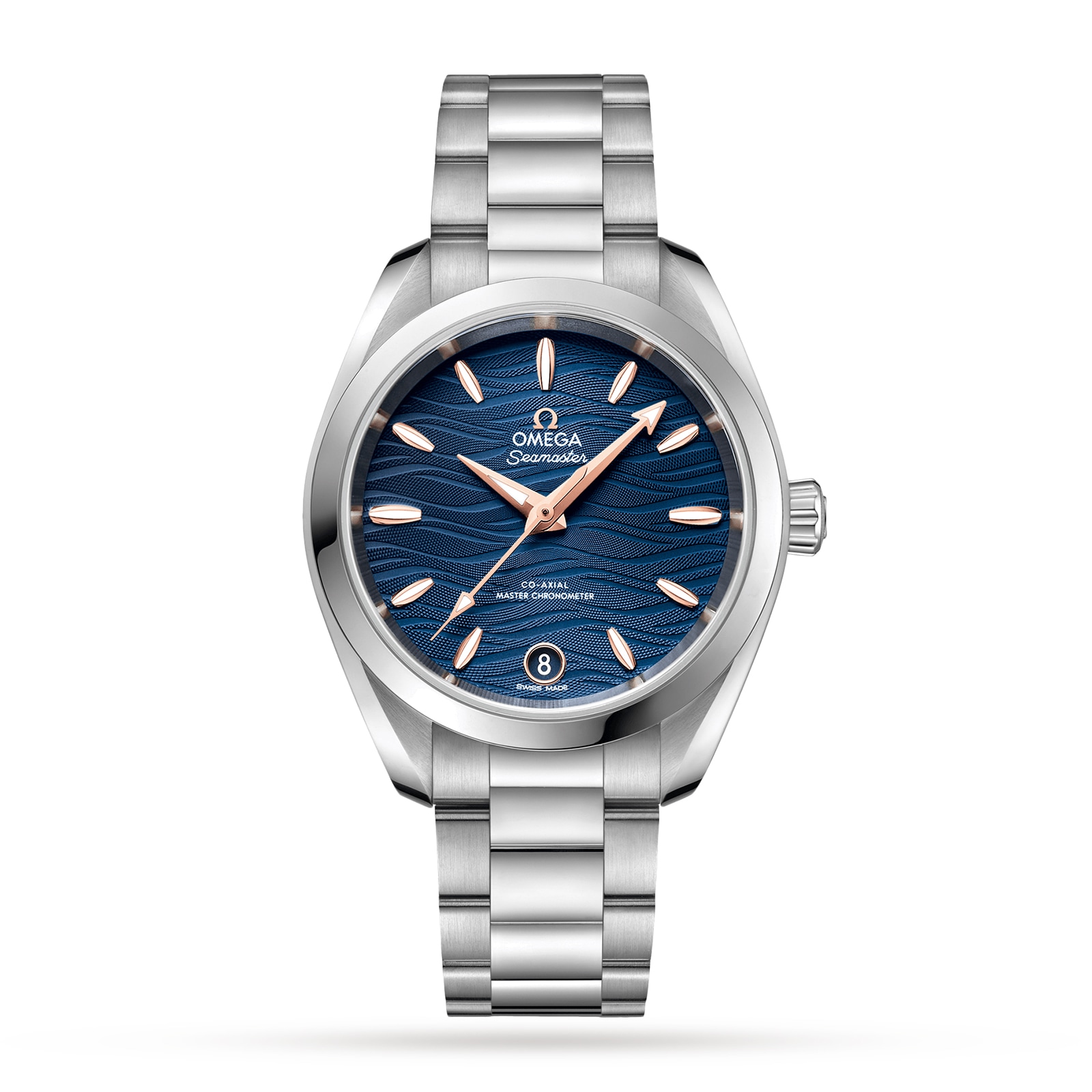 Omega Seamaster Aqua Terra Co Axial Master Chronometer 34mm Ladies Watch O22010342003001