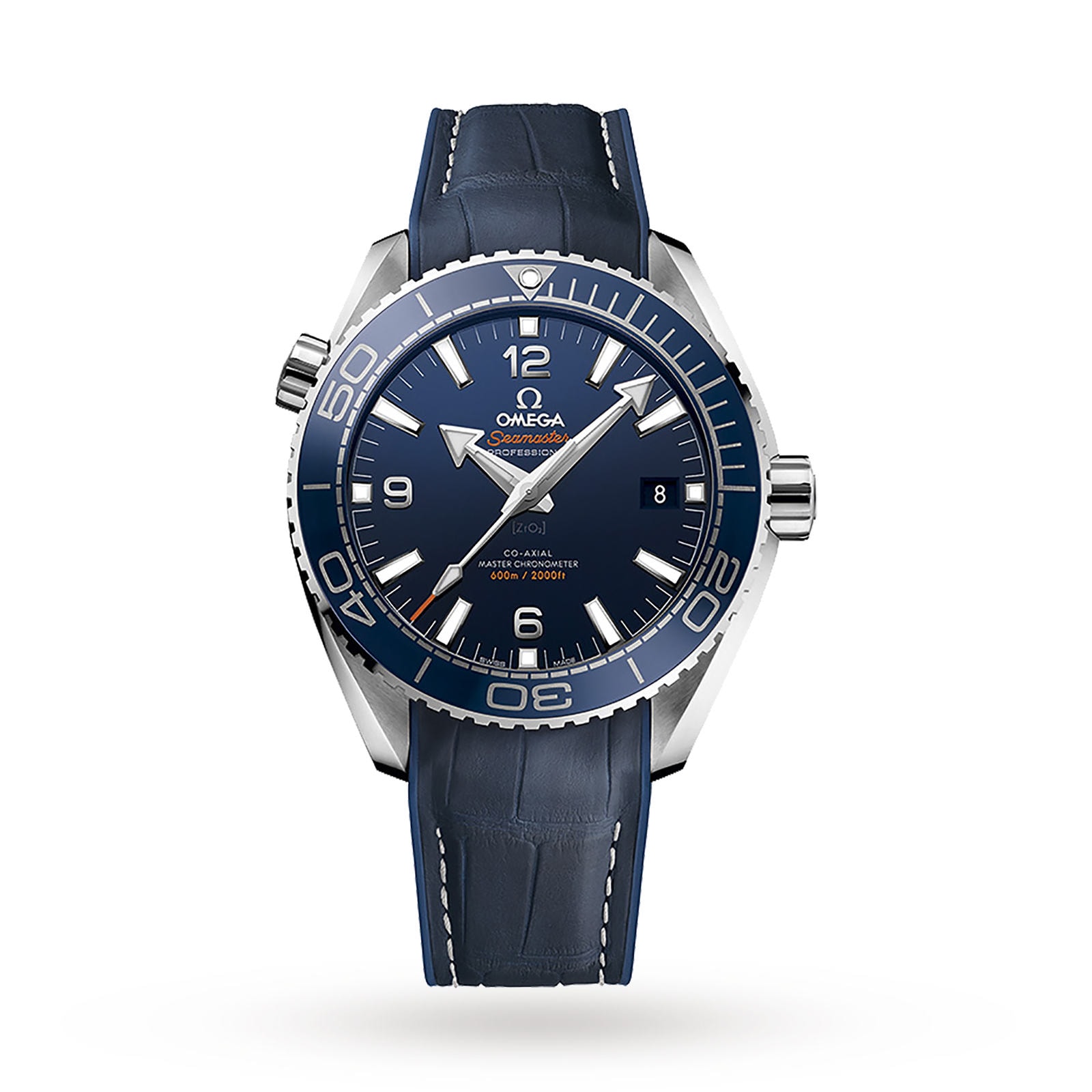 Omega Seamaster Planet Ocean 600M Mens 43.5mm Automatic Co Axial Blue Divers Mens Watch O21533442103001