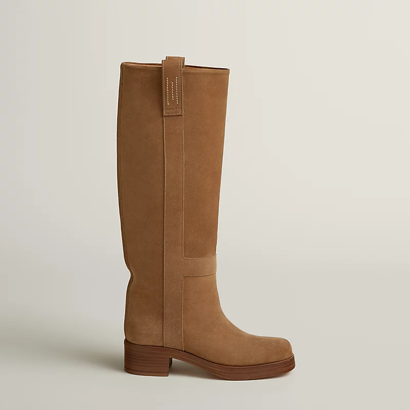 HERMES Horse Brown boots