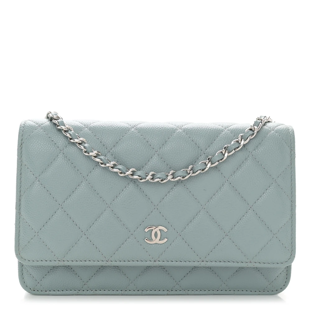 Chanel WOC in Light Blue – Quilted Elegance