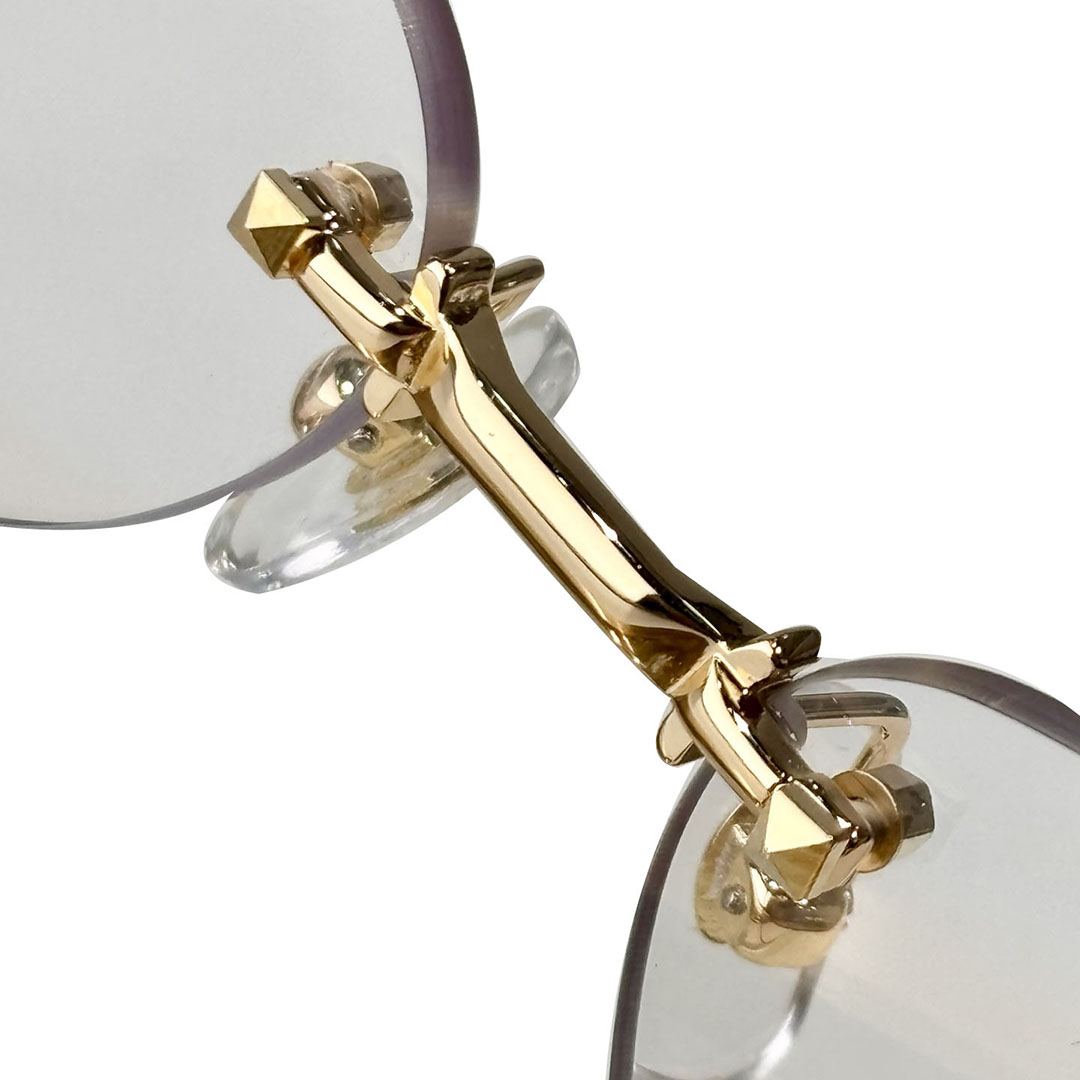 Cartier glasses gold/silver/black gold/black silver/red gold/grey silver/indigo gold color Size 58口16-140