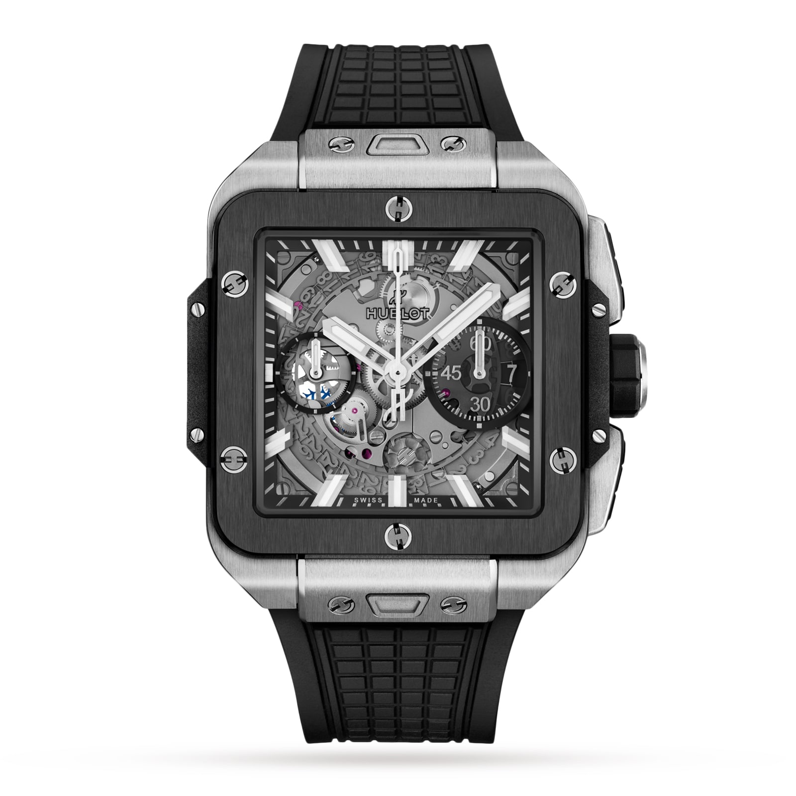 Hublot Square Bang Unico Titanitum Ceramic 42mm Mens Watch 821.NM.0170.RX