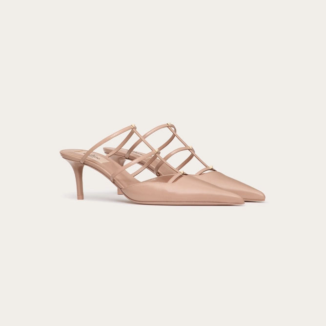 VALENTINO Calf leather heels (6cm high heel)
