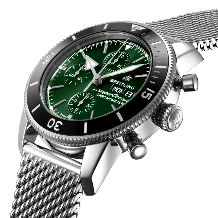 Breitling Superocean Heritage Chronograph 44 Stainless steel Green A13313121L1A1