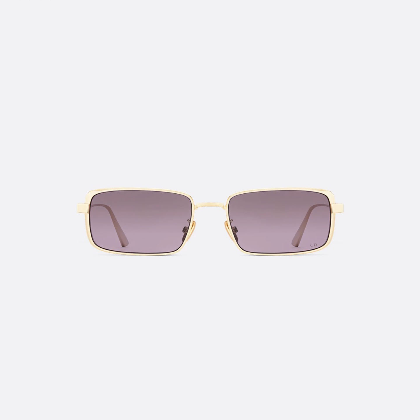 DIOR square frame glasses purple gold/black gold/blue silver color Size 55口18-140