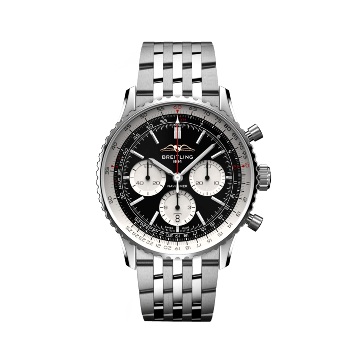Breitling Navitimer B01 Chronograph 43 Stainless steel Black AB0138211B1A1